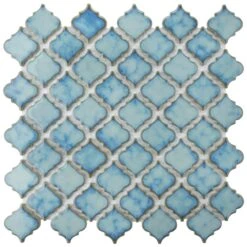 Merola Tile Hudson Tangier Marine 12 In. X 12 In. Porcelain Mosaic Tile (10.96 Sq. Ft. / Case)