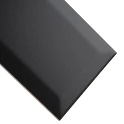 Merola Tile Crown Heights Beveled 3 In. X 6 In. Matte Black Ceramic Wall Tile (6.03 Sq. Ft. /Case) -Discount Flooring Store eb89ecd2257ff2680e4f7b9024b9bf55 1800x1800