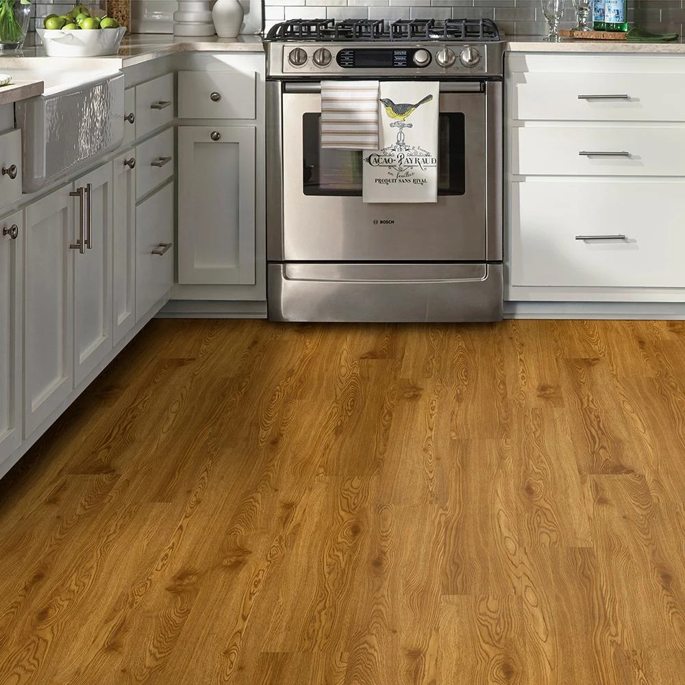 TrafficMaster Honey Oak 6 In. X 36 In. Peel And Stick Vinyl Plank (36 Sq. Ft. / Case) 7 TrafficMaster Honey Oak 6 In. X 36 In. Peel And Stick Vinyl Plank (36 Sq. Ft. / Case) - Image 5