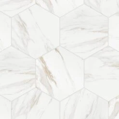 Merola Tile Eterno Carrara Hex 8-5/8 In. X 9-7/8 In. Porcelain Floor And Wall Tile (11.56 Sq. Ft. / Case) -Discount Flooring Store f28ad51f123faba7433f6d6e40e20570 1800x1800