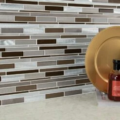 MSI Madison Avenue Interlocking 12 In. X 12 In. X 8mm Glass Metal Mosaic Wall Tile (1 Sq. Ft.) -Discount Flooring Store f28ddecdb099519074c4bdce24d0049a 1800x1800