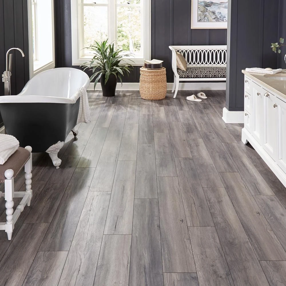 Home Decorators Collection EIR Waveford Gray Oak 12 Mm Thick X 7-1/2 In. Wide X 50-2/3 In. Length Laminate Flooring (589.44 Sq. Ft. / Pallet) 8 Home Decorators Collection EIR Waveford Gray Oak 12 Mm Thick X 7-1/2 In. Wide X 50-2/3 In. Length Laminate Flooring (589.44 Sq. Ft. / Pallet) - Image 6
