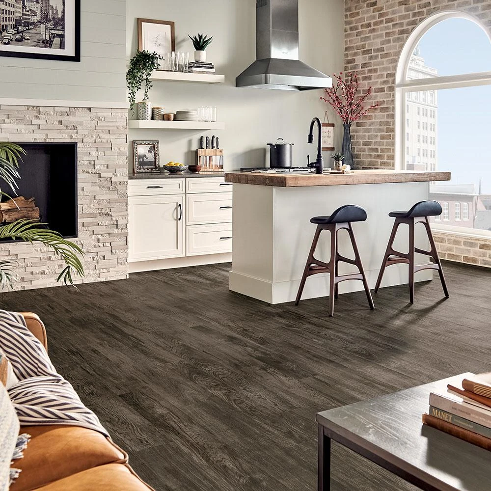 Armstrong American Home Platinum 6 In. X 36 In. Glue Down Vinyl Plank (35.95 Sq. Ft./carton) 4 Armstrong American Home Platinum 6 In. X 36 In. Glue Down Vinyl Plank (35.95 Sq. Ft./carton) - Image 2