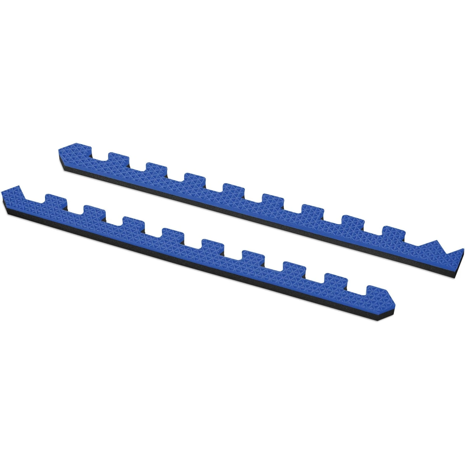 Norsk 16 Sq Ft Interlocking Foam Floor Mat, 4-Pack, Reversible Black/Blue 7 Norsk 16 Sq Ft Interlocking Foam Floor Mat, 4-Pack, Reversible Black/Blue - Image 5