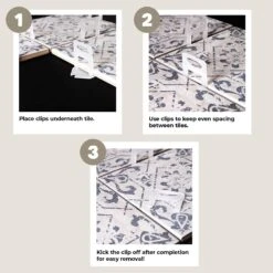 Juvale 400 Pack Tile Leveling Clips Reusable Plastic Leveling Spacer Clips (White, 1/32 Inch) 12 Juvale 400 Pack Tile Leveling Clips Reusable Plastic Leveling Spacer Clips (White, 1/32 Inch) -Discount Flooring Store fb71554b 6278 4285 8af6 204efb143d9f.9c698be4182b23eaba61d4f817d48d82 1800x1800