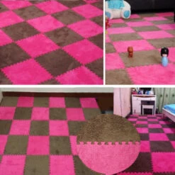 Plush Interlocking Foam Pad Puzzle Floor Tiles Mat Baby Crawling Nursery Rugs 12" X 12" -Discount Flooring Store fca6f6a6 8879 4e1c b023 55e07605e9f9.e420a5e2c0a3a58c2db64c9740e1115d 1800x1800